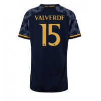 Camisa de time de futebol Real Madrid Federico Valverde #15 Replicas 2º Equipamento Feminina 2023-24 Manga Curta